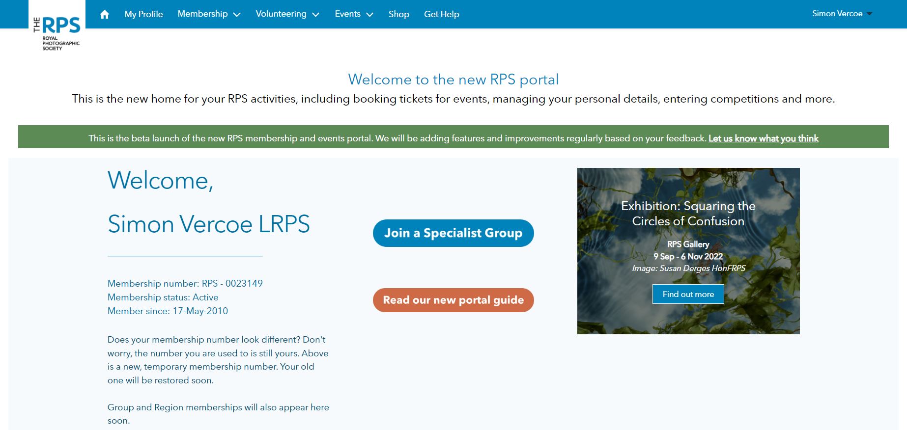 Portal Home Page