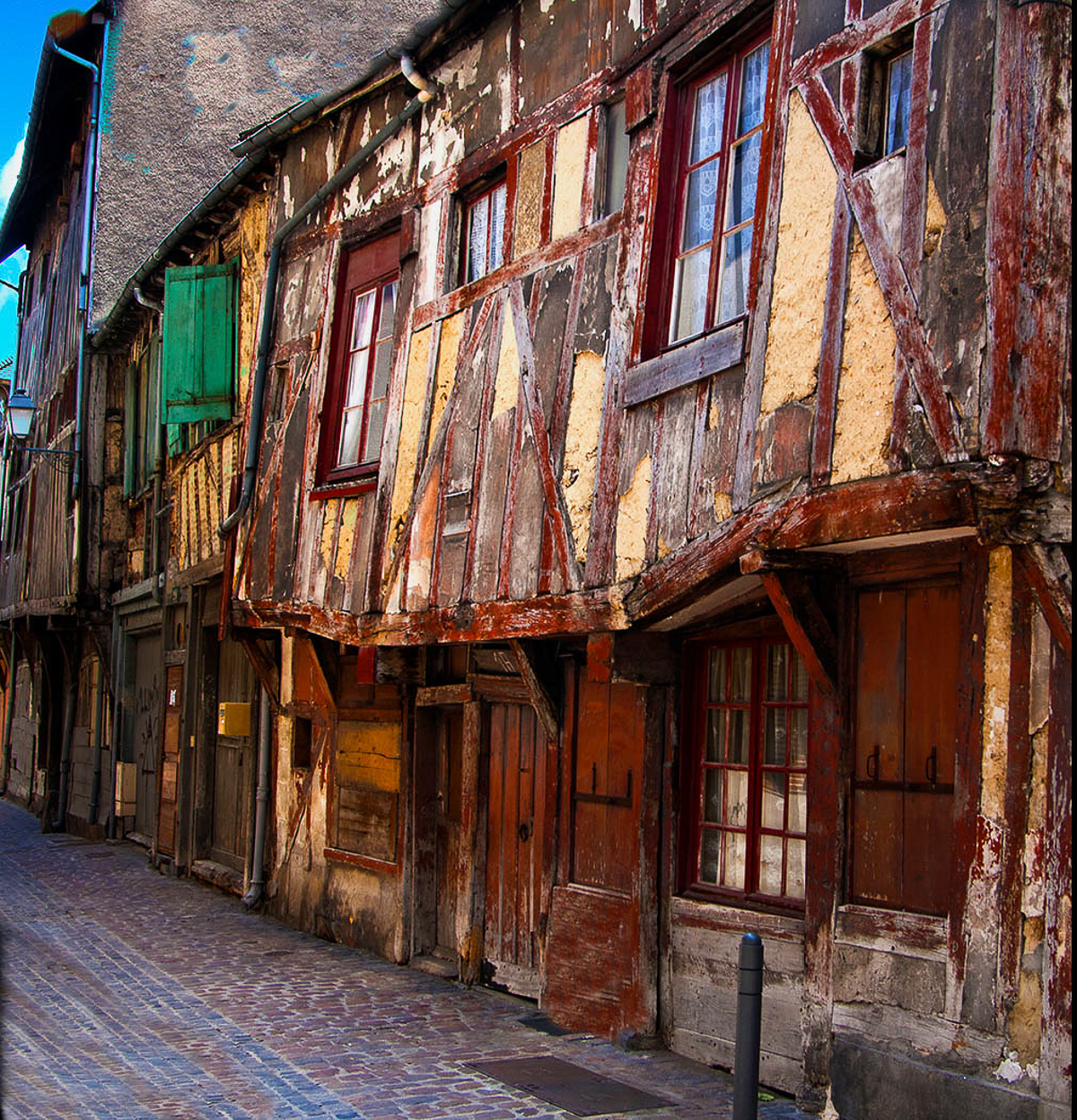 Troyes Old Street by Peter Fortune